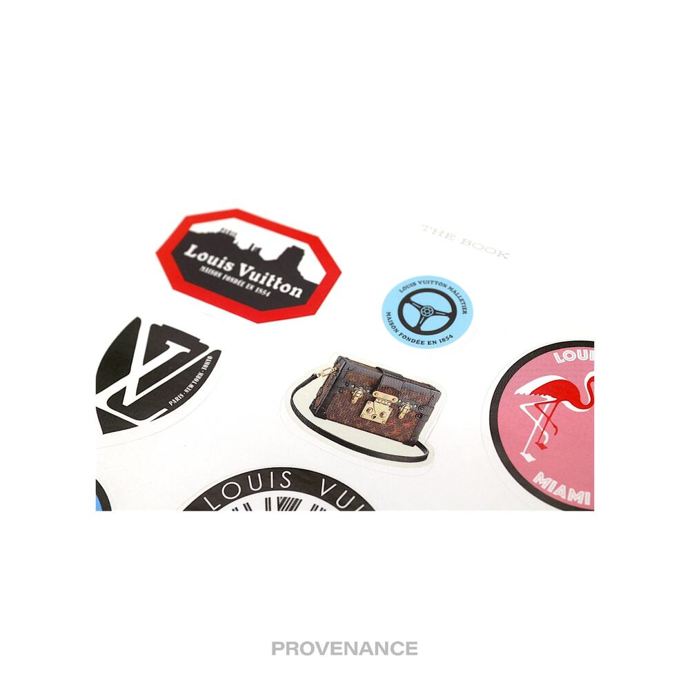 🔴 Louis Vuitton  Sticker Set Sheet -  THE BOOK HOLIDAY - Picture 2 of 3